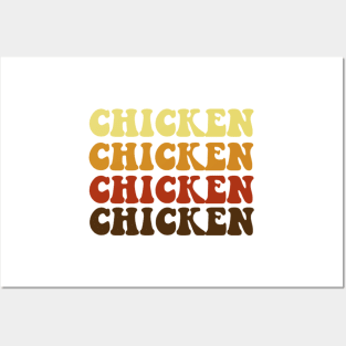 Chicken Chicken Chicken Chicken Italian Spicy Bacon Chicken Posters and Art